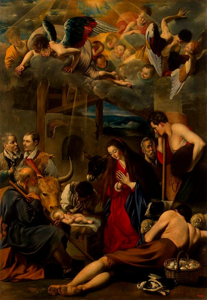 Fray Juan Bautista Maino - Adoration of the Shepherds - WGA13871