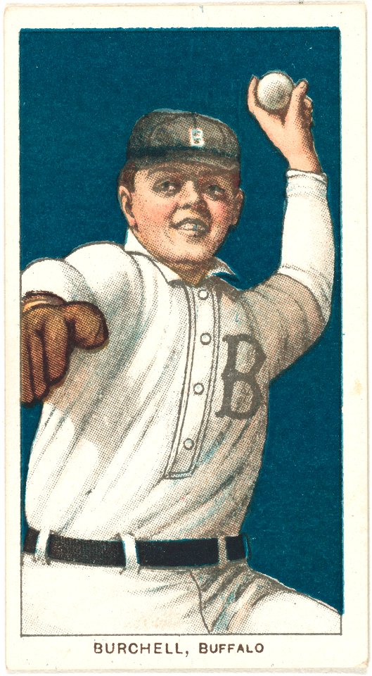 Fred Burchell, Buffalo Team, baseball card portrait LCCN2008676920