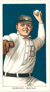 Fred Burchell, Buffalo Team, baseball card portrait LCCN2008676920