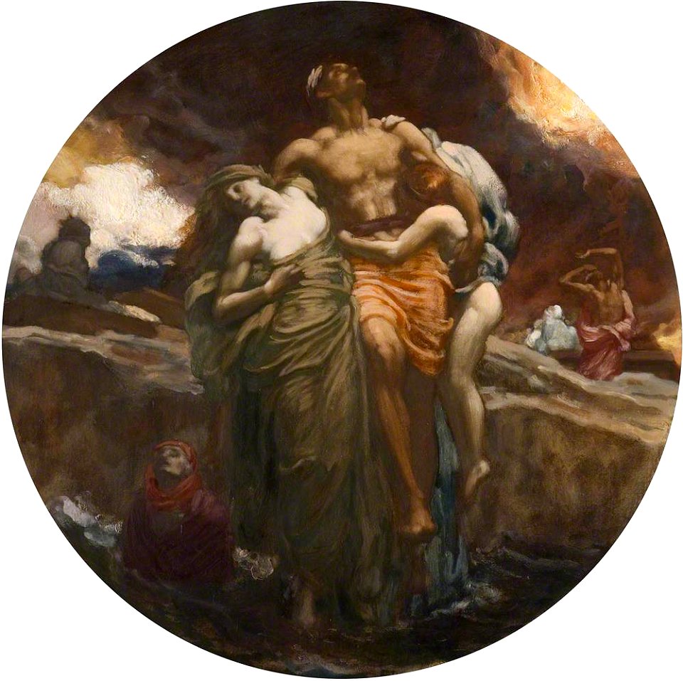 Frederic Leighton (1830-1896) - 'And the sea gave up the dead which were in it' - 1894P1 - Birmingham Museums Trust