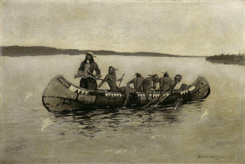 Frederic Remington - This Was a Fatal Embarkation - 1982.785 - Art Institute of Chicago