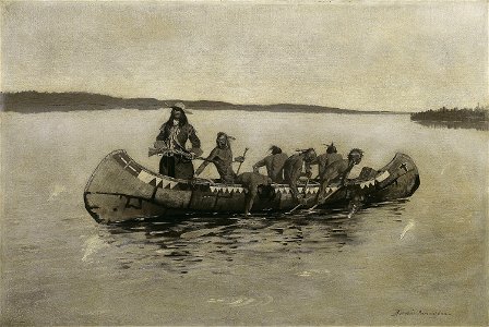 Frederic Remington - This Was a Fatal Embarkation - 1982.785 - Art Institute of Chicago
