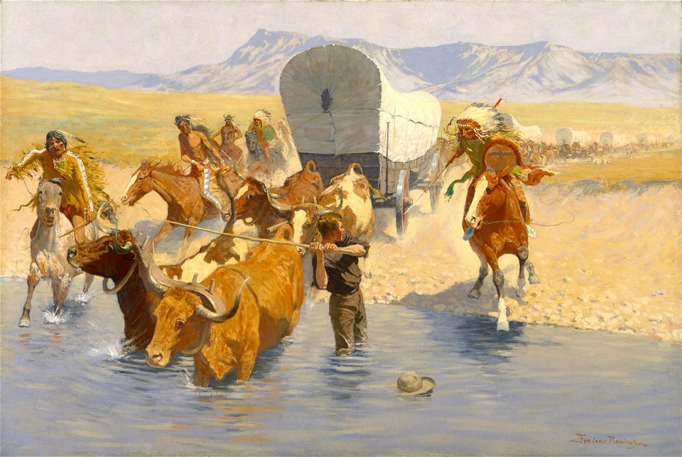 Frederic Remington - The Emigrants - 43.15 - Museum of Fine Arts