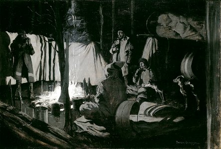 Frederic Remington - First and Best Camp of the Trip - 1982.788 - Art Institute of Chicago