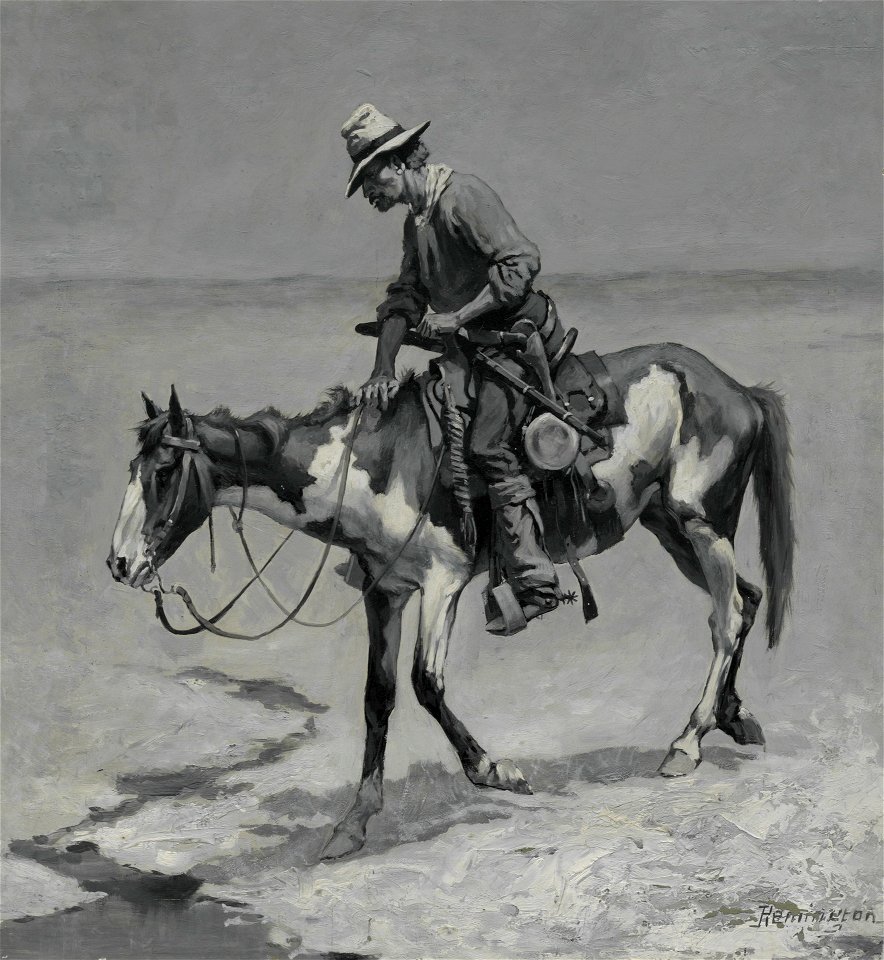 Frederic Remington - A Texas Pony - 1975.115.1 - Yale University Art Gallery