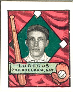 Fred Luderus, Philadelphia Phillies, baseball card portrait LCCN2007683842