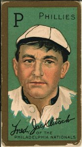Fred Jacklitsch, Philadelphia Phillies, baseball card portrait LCCN2008677392