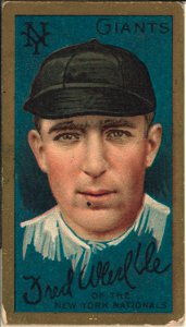 Fred Merkle, New York Giants, baseball card portrait LCCN2008677496