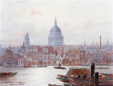 Frederick Edward Joseph Goff St Paul's from Bankside