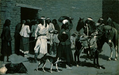 Frederic Remington - Pueblo Indian Village - 43.54 - Museum of Fine Arts