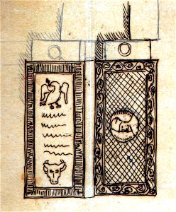 Frederic Storck - Desene - Sarcofagul lui Mihai Viteazul de la Manastirea Dealu (2)