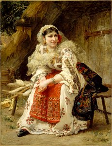 Frederic Arthur Bridgman - Romanian Lady - 1977.719 - Museum of Fine Arts