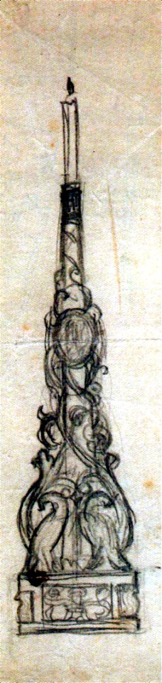 Frederic Storck - Desene - Sfesnic la Manastirea Dealu (3)
