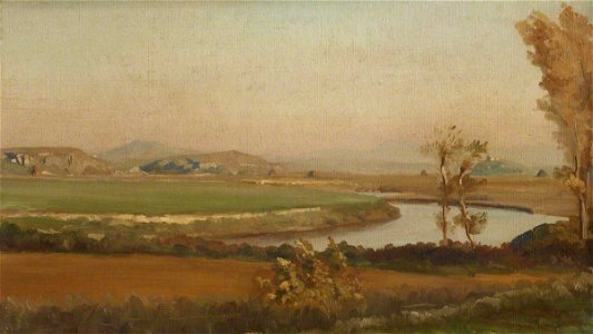 Frederic Leighton (1830-1896) - River Landscape (probably in Italy) - 515559 - National Trust