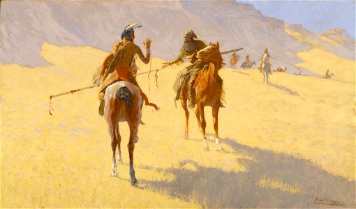 Frederic Remington - The Parley - 43.21 - Museum of Fine Arts