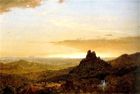 Frederic Edwin Church - Cross in the Wilderness - WGA4868