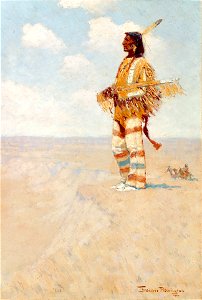 Frederic Remington - The Last of His Race (The Vanishing American) - 1976.1 - Yale University Art Gallery