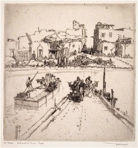 Frederick Richards - Richards-98204 - The Ferry, Mahmoudieh Canal, Egypt