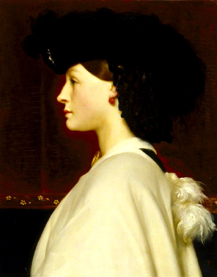 Frederic Leighton (1830-1896) - Augusta Frances Anne Hoare (1845–1922), Mrs William Angerstein - 732280 - National Trust