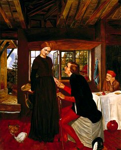 Frederic George Stephens (1828-1907) - The Proposal (The Marquis and Griselda) - N04633 - National Gallery
