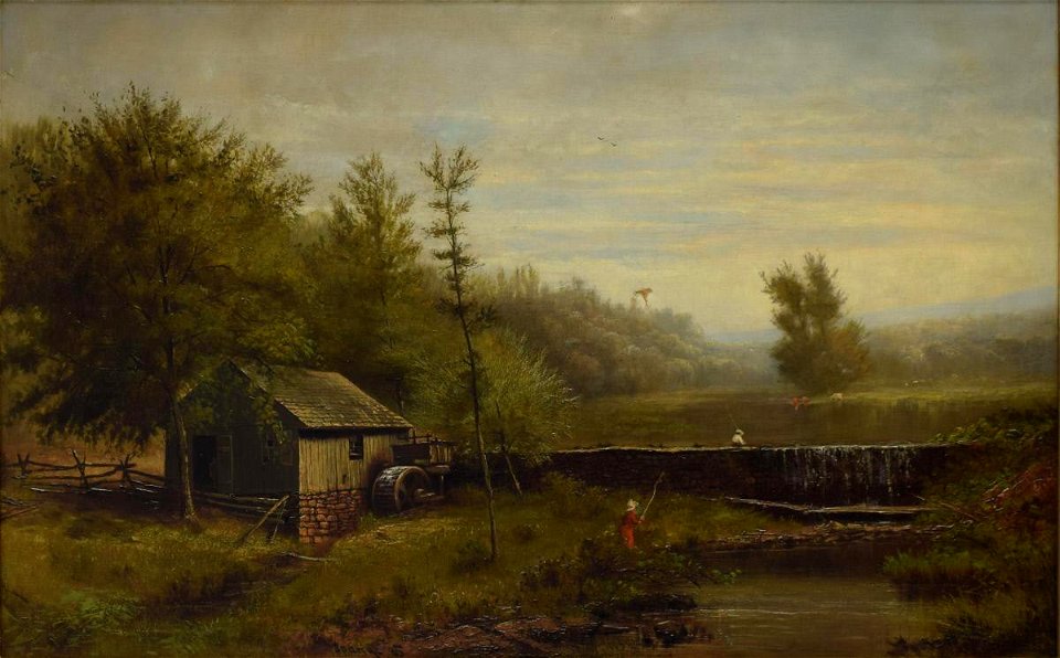 Frederick A. Spang - Old Powder Mill at Adamstown - 1942.51.1 - Reading Public Museum