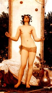 Frederic leighton 82 the antique juggling girl