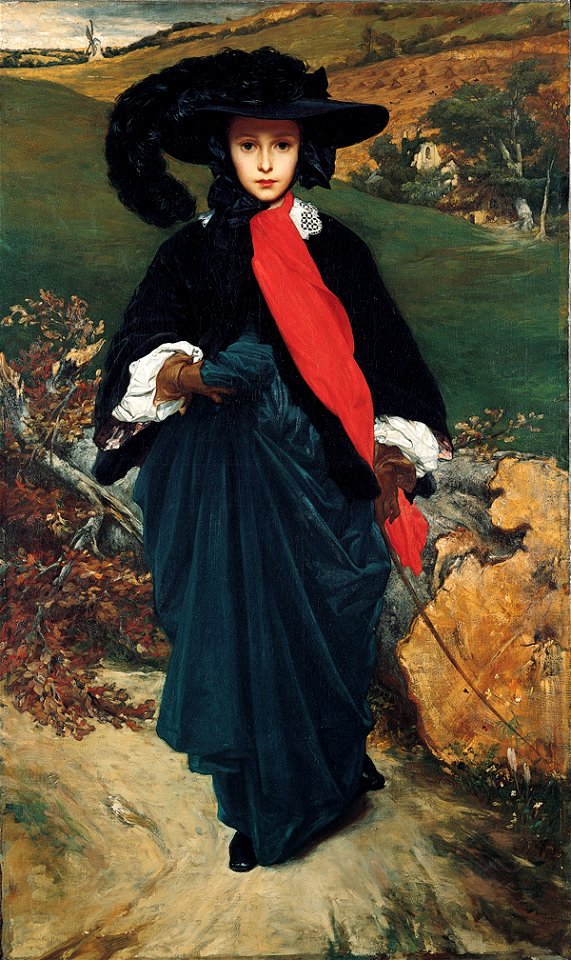 Frederic Leighton, ‘Portrait of May Sartoris’, c. 1860, Oil on canvas, Kimbell Art Museum