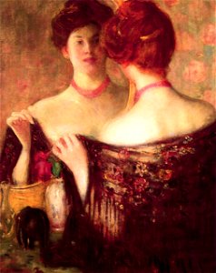 Frederick Frieseke (1874-1939) Before a Mirror