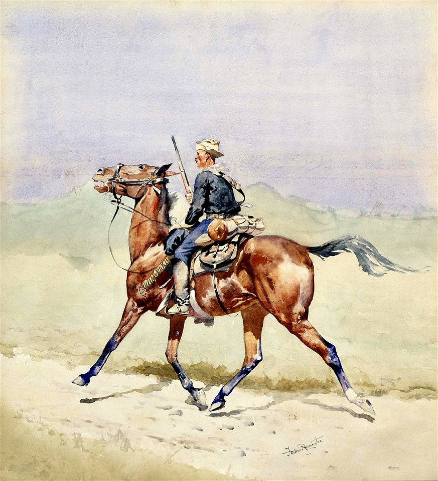 Frederic Remington - The Advance Guard - 2005.23.3 - Smithsonian American Art Museum