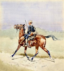 Frederic Remington - The Advance Guard - 2005.23.3 - Smithsonian American Art Museum