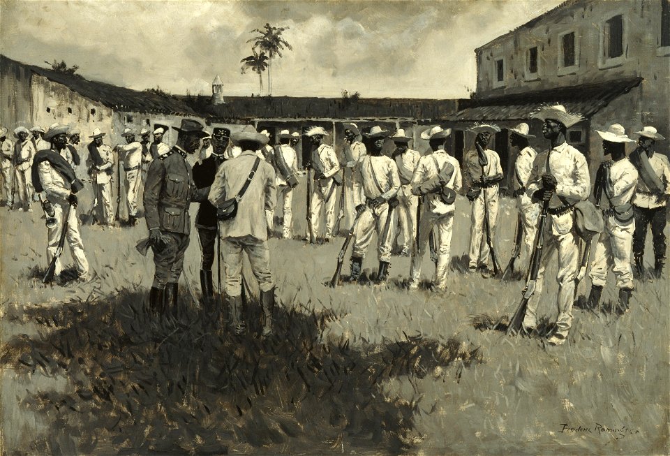 Frederic Remington - Disbanding Gomez' Army - 43.44 - Museum of Fine Arts