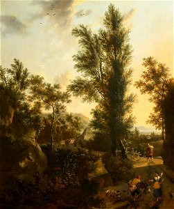 Frederick de Moucheron (1633-1686) - Woody Road Scene - 266916 - National Trust