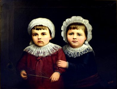 Frederick A. Spang - Two Small Children - 1991.5.1 - Reading Public Museum