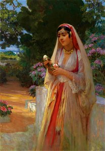Frederick arthur bridgman an oriental beauty061035)