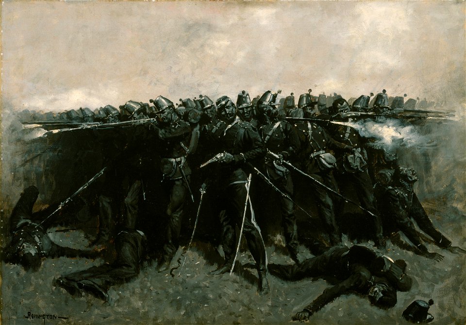Frederic Remington - The Infantry Square - 43.49 - Museum of Fine Arts