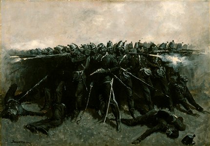Frederic Remington - The Infantry Square - 43.49 - Museum of Fine Arts