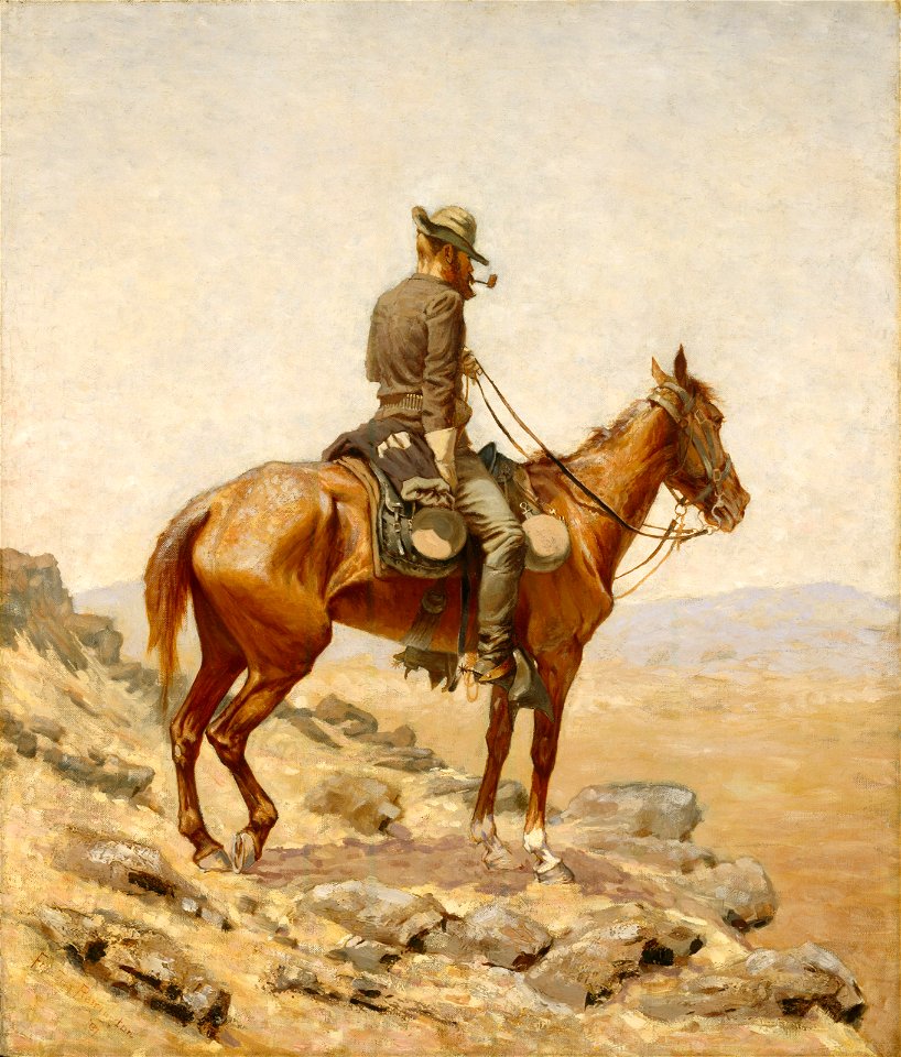 Frederic Remington - The Lookout - 43.19 - Museum of Fine Arts