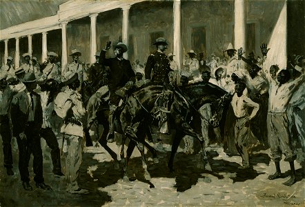 Frederic Remington - The Return of Gomez to Havana - 43.38 - Museum of Fine Arts