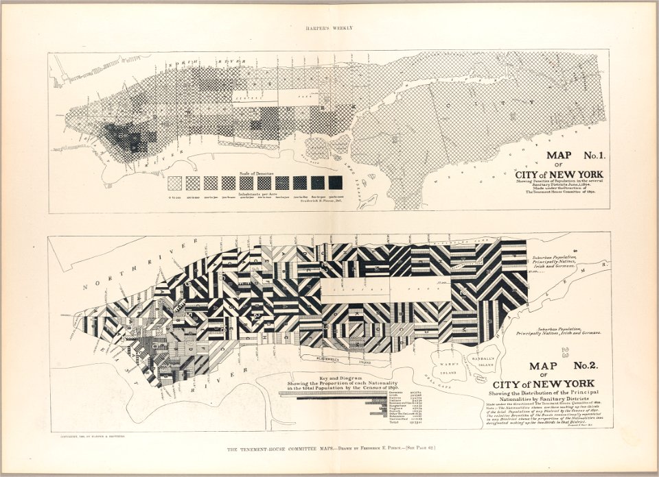 Frederick E. Pierce, The Tenement House Committee Maps 1895 Cornell CUL PJM 1121 02