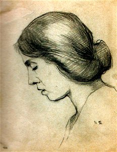 Frederic Storck - Desene - Profil de femeie