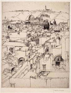 Frederick Richards - Richards-98201 - Jerusalem and Mt of Olives