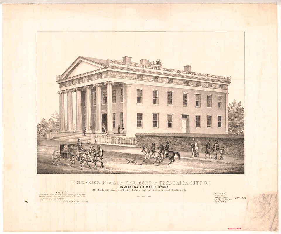 Frederick female seminary at Frederick City Md LCCN2003680962