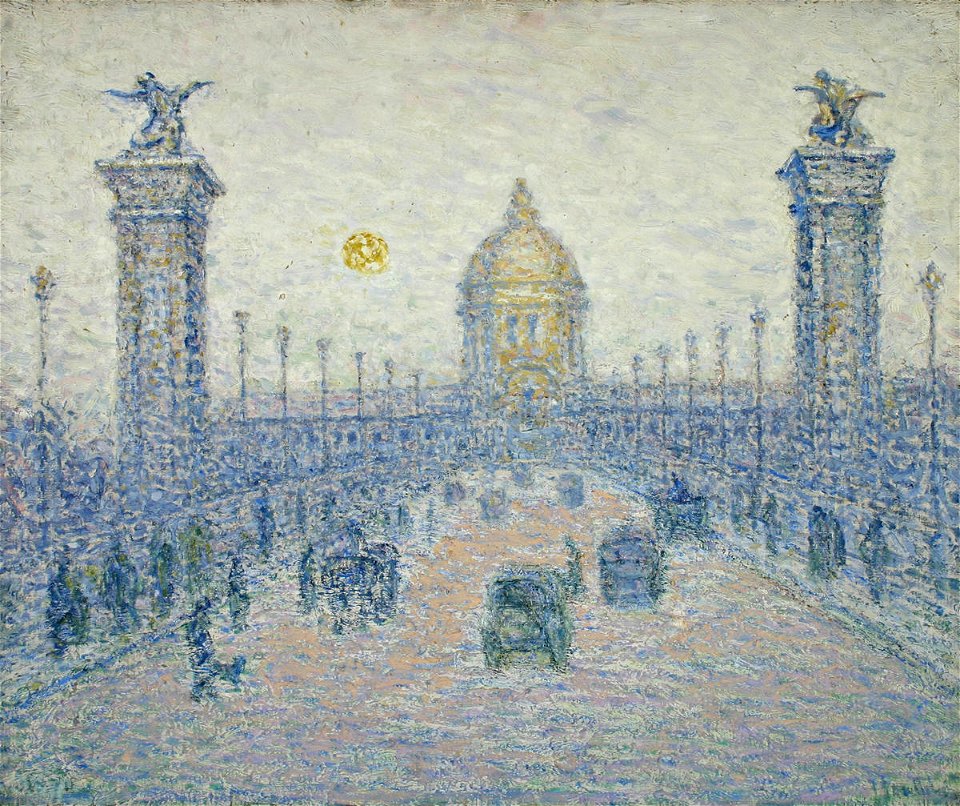 Frederick Foottet - The Invalides Bridge, Paris - Sarjeant Gallery