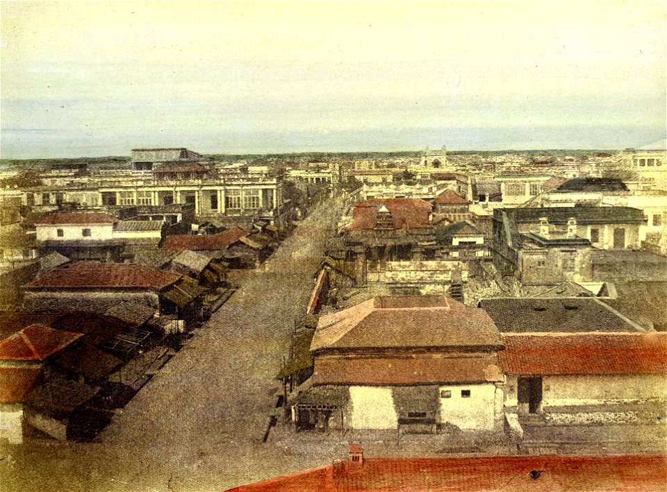 Frederick Fiebig — Black Town, Madras, 1851
