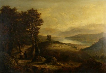 Frederick Henry Henshaw (1807-1891) - Bala Lake, Wales - 443610 - National Trust. Free illustration for personal and commercial use.