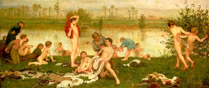 Frederick Walker - The Bathers (1866–67)