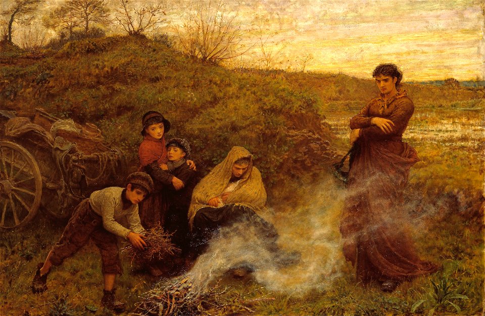 Frederick Walker - The Vagrants - Google Art Project
