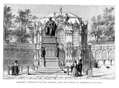 Frederick August I of Saxony Memorial Zwinger Dresden