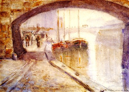 Frederick Carl Frieseke, 1899 - Misty Morning on the Seine