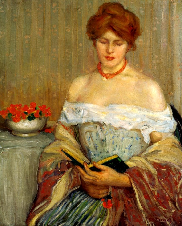 Frederick Carl Frieseke, 1904c - Nasturtiums